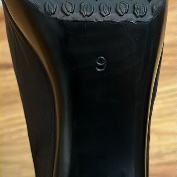 Salpy Madonna peep toe Black Women's Ankle Boots size 9 - Picture 8 of 9